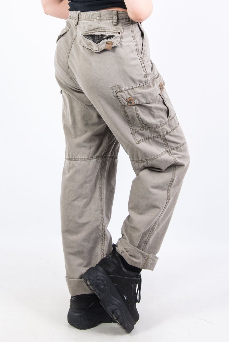 Y2K Harley Davidson Cargo Pants THE VINTAGE SCENE The