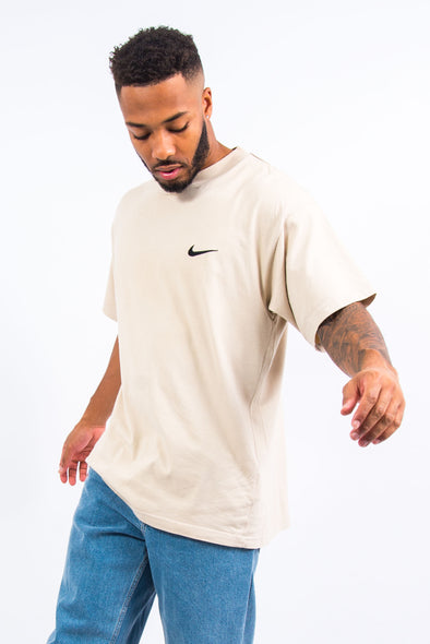 90's Beige Nike Swoosh T-Shirt