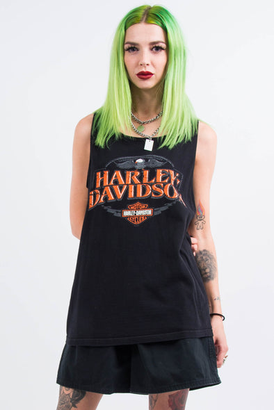 Vintage Harley Davidson T-Shirt Vest