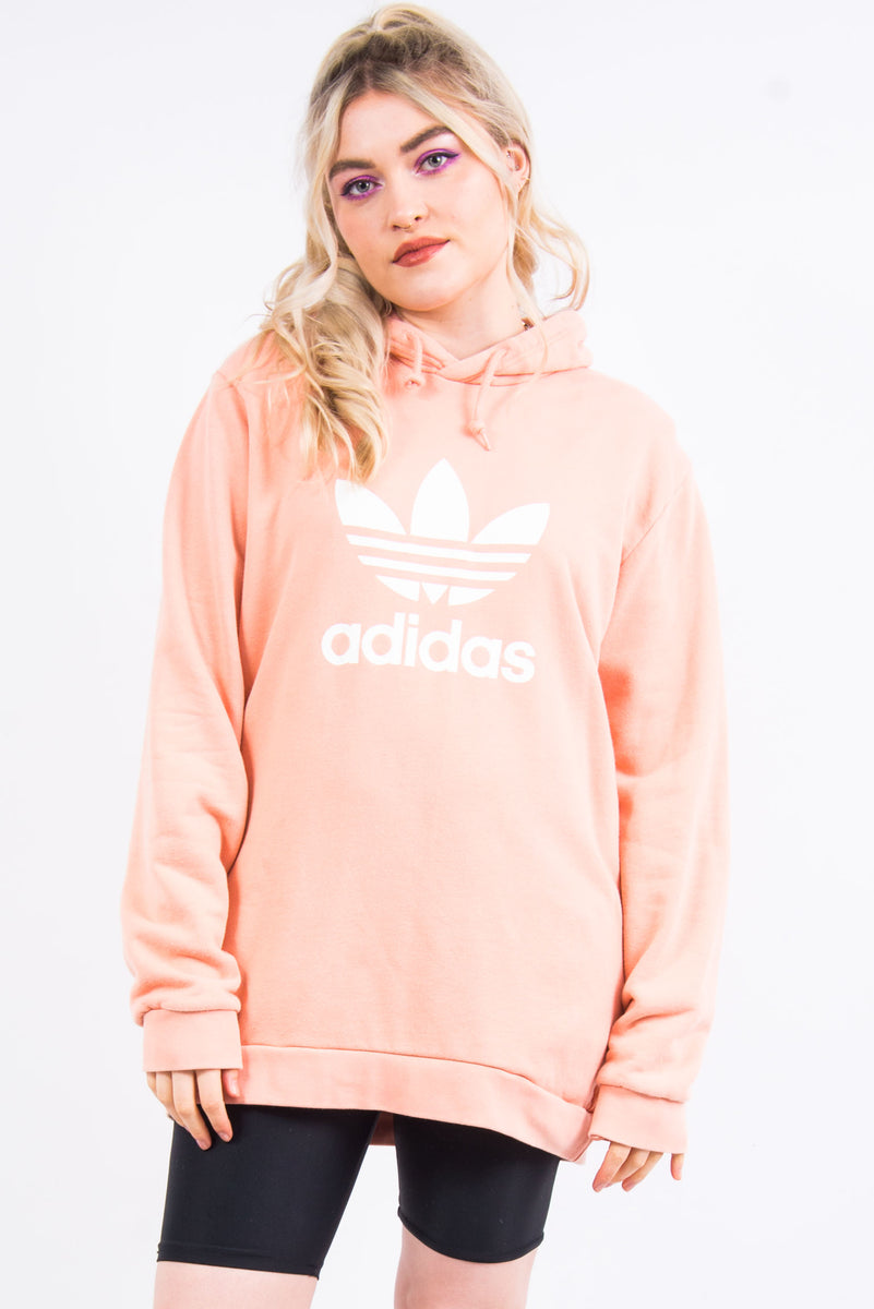 Adidas Peach Hoodie Sweatshirt