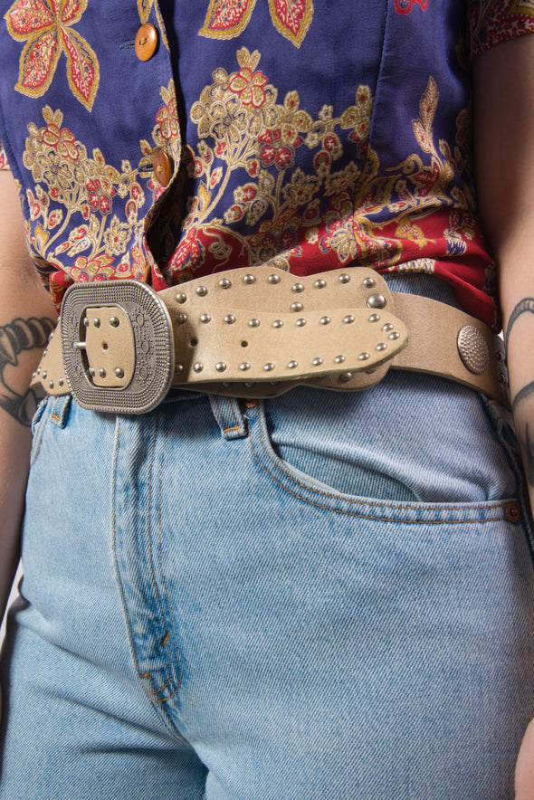 Vintage 70's Leather Belt