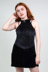 Vintage 90's Velvet Mini Dress