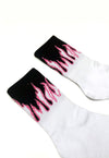 Flame Socks - Pink