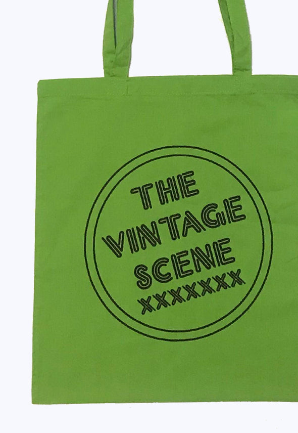 The Vintage Scene Green Classic Tote Bag