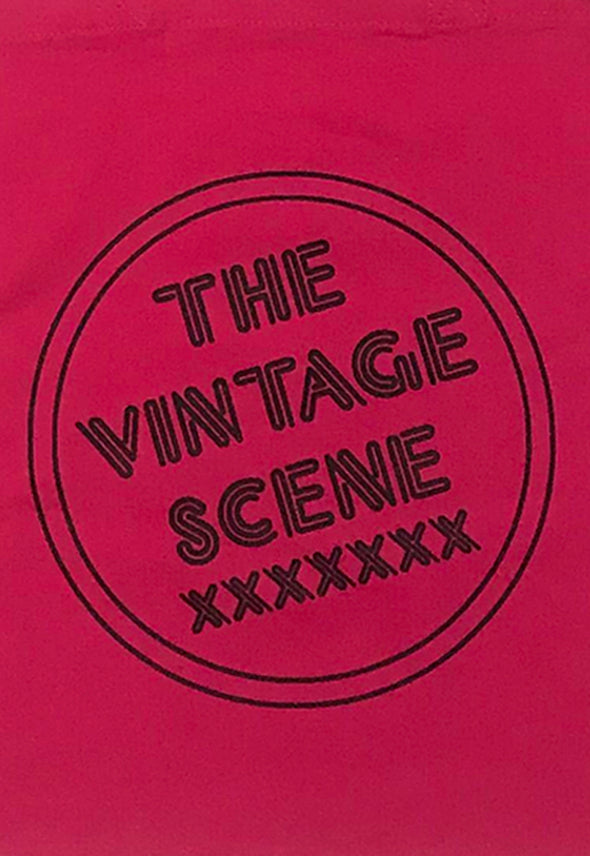 The Vintage Scene Hot Pink Classic Tote Bag