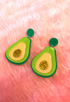 Avocado Acrylic Earrings