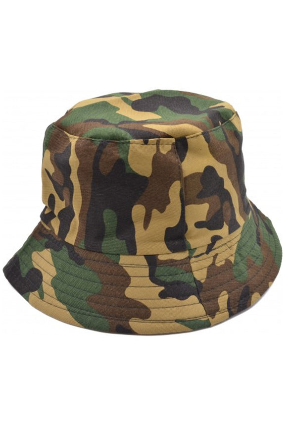 Camo Print Bucket Hat