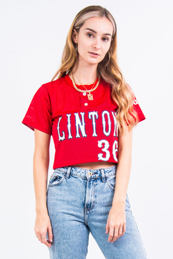 Vintage USA Cropped Baseball Shirt