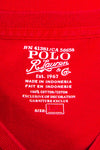 Red Ralph Lauren V-Neck T-Shirt