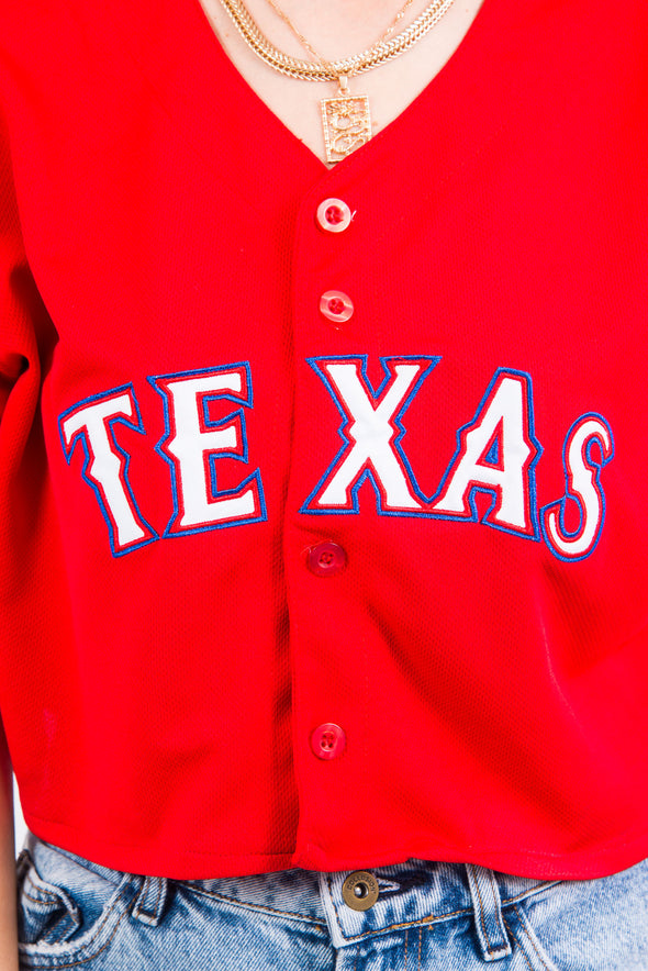 Vintage Texas Rangers Baseball Crop Shirt