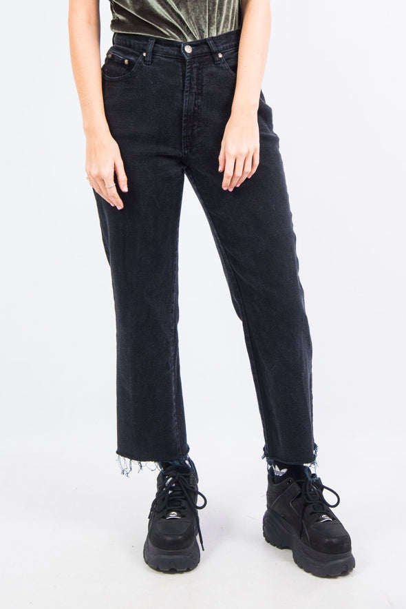 Vintage 90's Black High Waist Mom Jeans