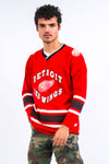 Vintage Winning Goal 90's NHL Detroit Red Wings Jersey