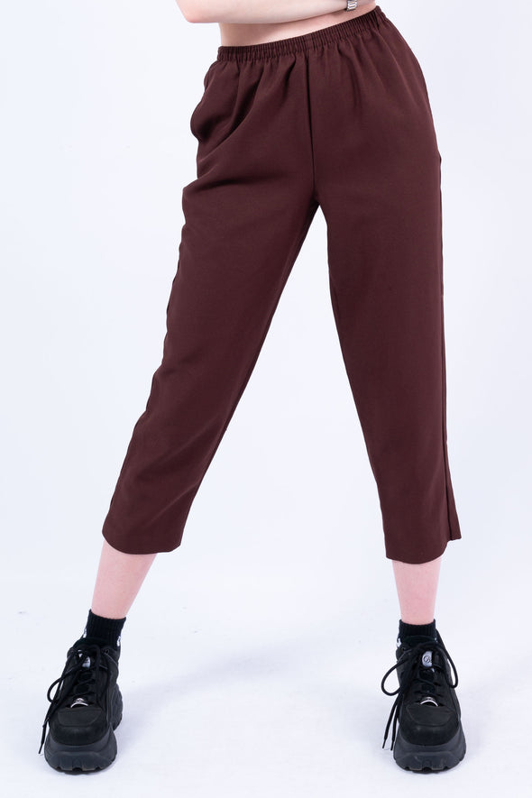 Vintage 90's Brown High Waist Trousers