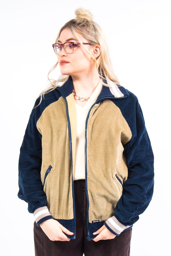Vintage 90's Thick Cord Bomber Jacket