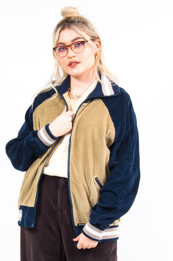 Vintage 90's Thick Cord Bomber Jacket