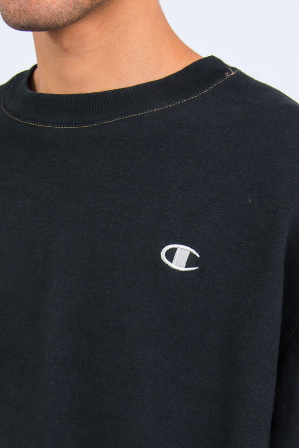 90's Black Champion Sweatshirt