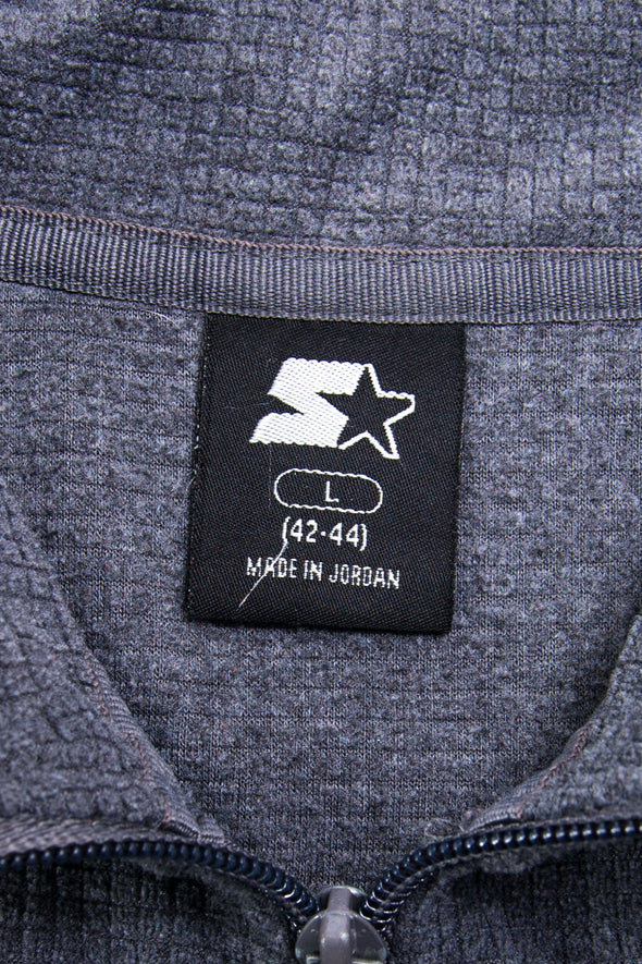 Vintage Starter Grey 1/4 Zip Fleece