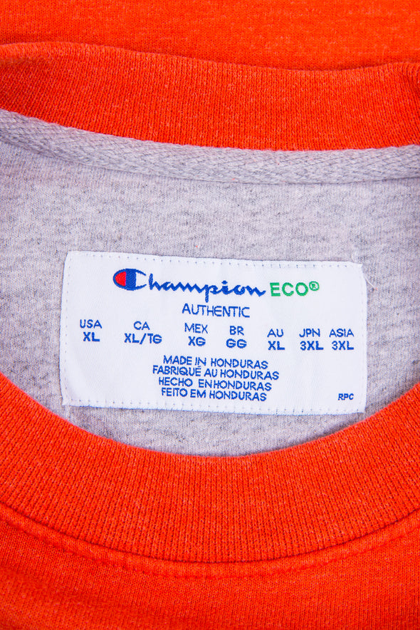 90s Orange Champion Sweatshirt
