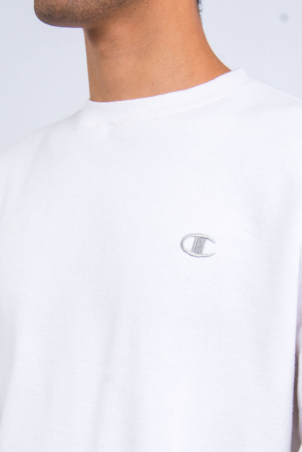 90's White Champion Sweatshirt