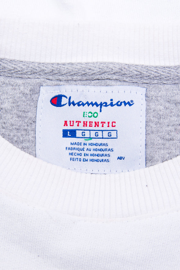 90's White Champion Sweatshirt