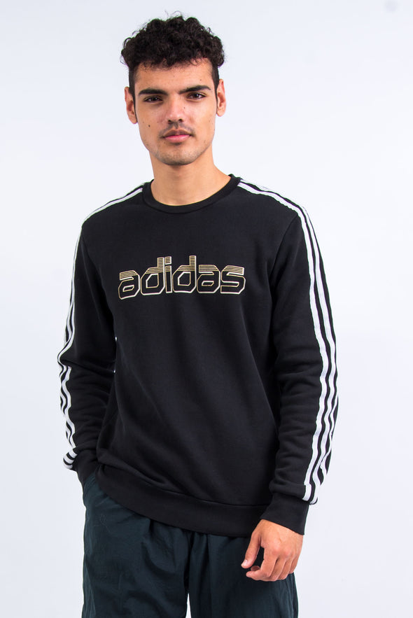 00's Adidas Graphic Spell Out Sweatshirt