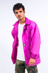 Pink K-Way Waterproof Rain Jacket