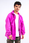 Pink K-Way Waterproof Rain Jacket
