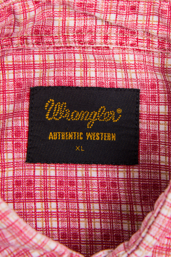 Vintage Wrangler Red Check Shirt
