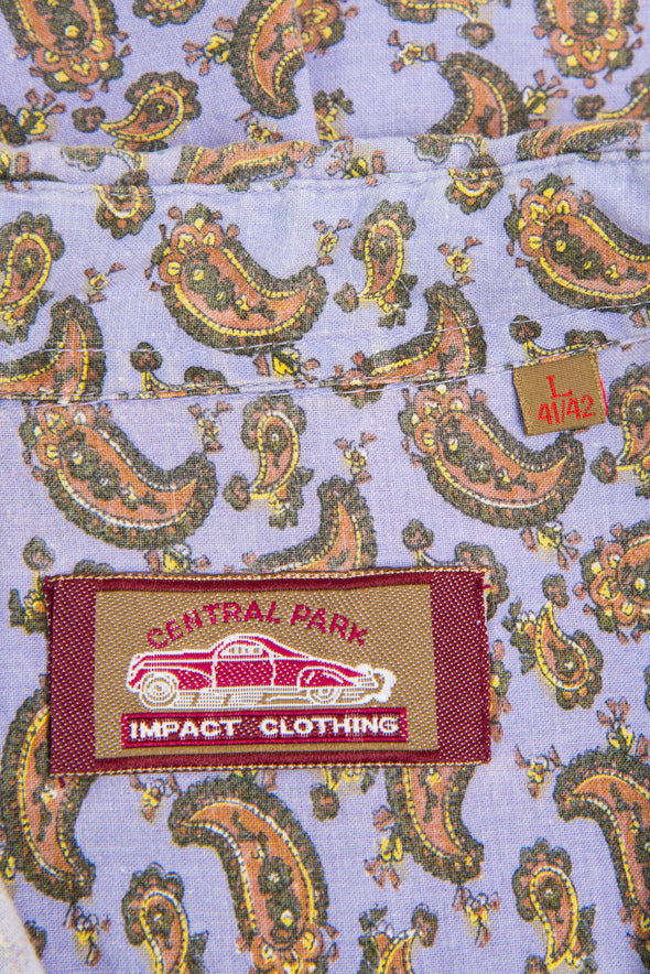 Vintage 90's Paisley Pattern Shirt