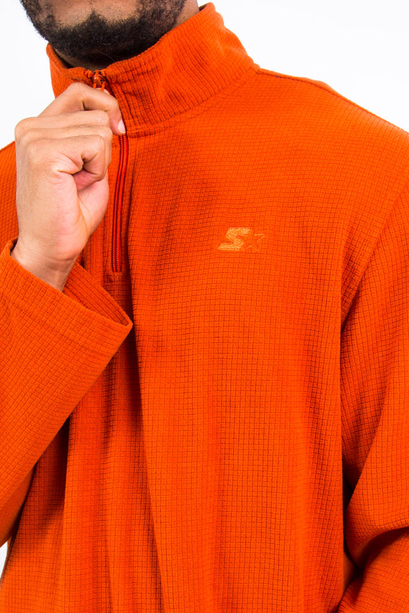 Vintage Orange Starter 1/4 Zip Fleece