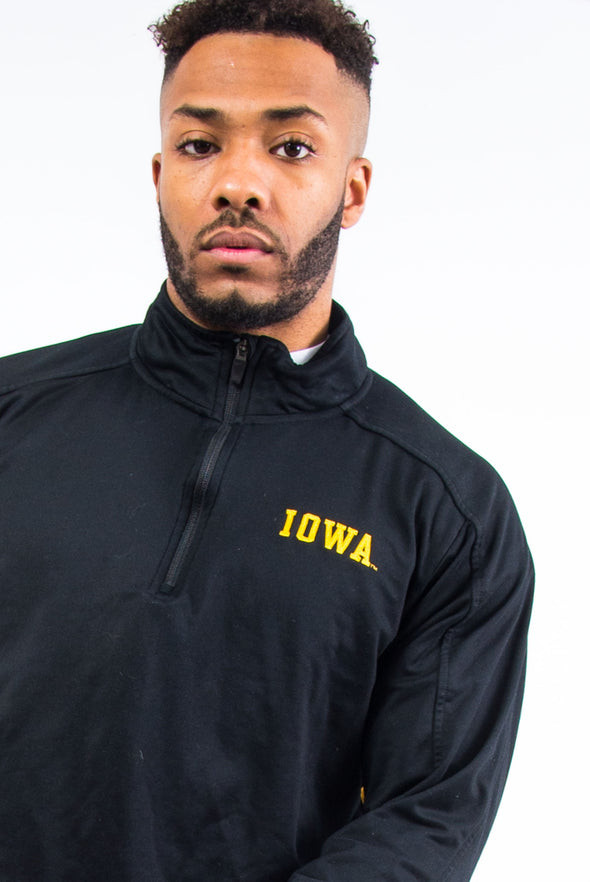 Nike University Of Iowa 1/4 Zip Training Sweatshirt