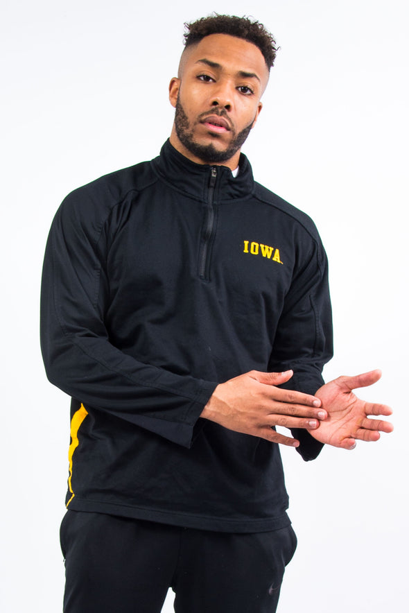 Nike University Of Iowa 1/4 Zip Training Sweatshirt