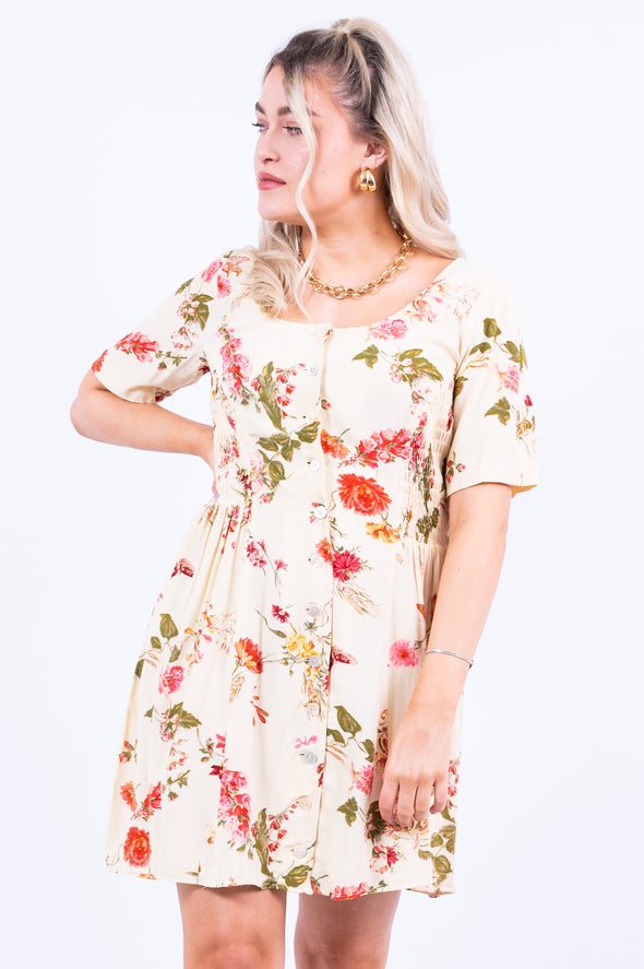 Vintage 90's Floral Mini Dress