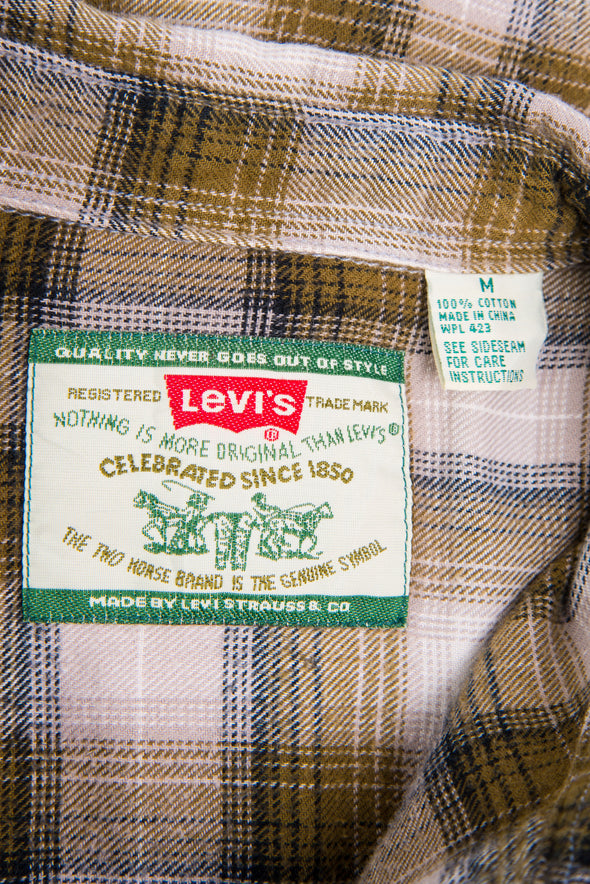 90's Levi's Checked Flannel Shirt