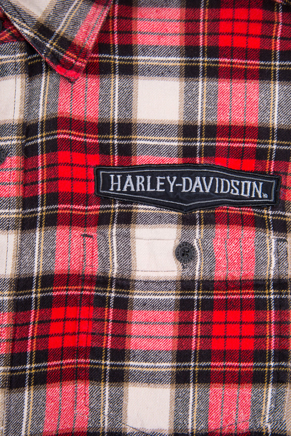 Vintage Harley Davidson Flannel Shirt