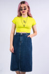 Vintage Y2K Tommy Hilfiger Denim Midi Skirt