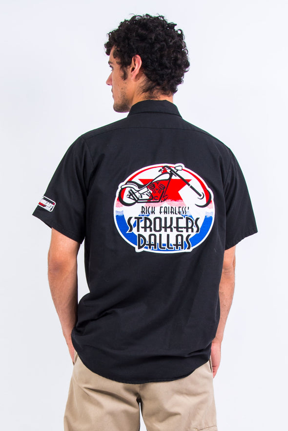 Vintage Rick Fairless Strokers Dallas biker shirt