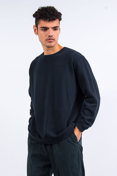 90's Vintage Black Reebok Sweatshirt