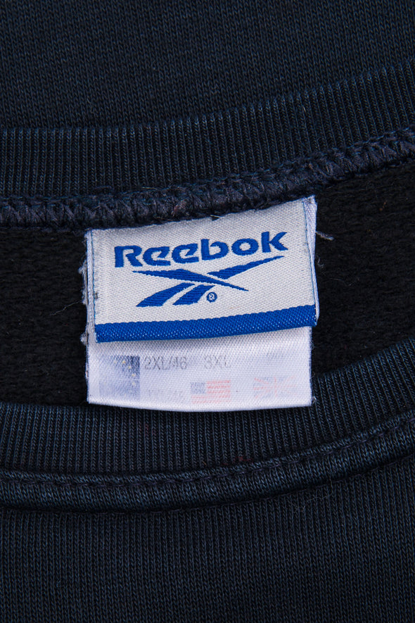 90's Vintage Black Reebok Sweatshirt