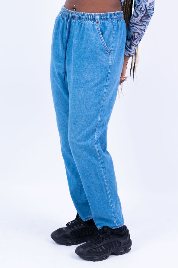 Vintage 90's Denim Elasticated Waist Jeans