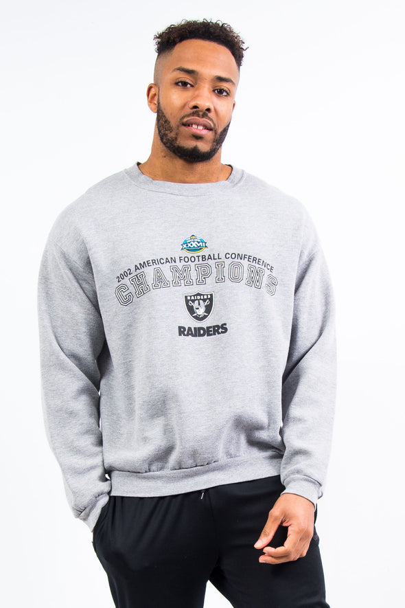 Vintage NFL LA Raiders 2002 Super Bowl Sweatshirt