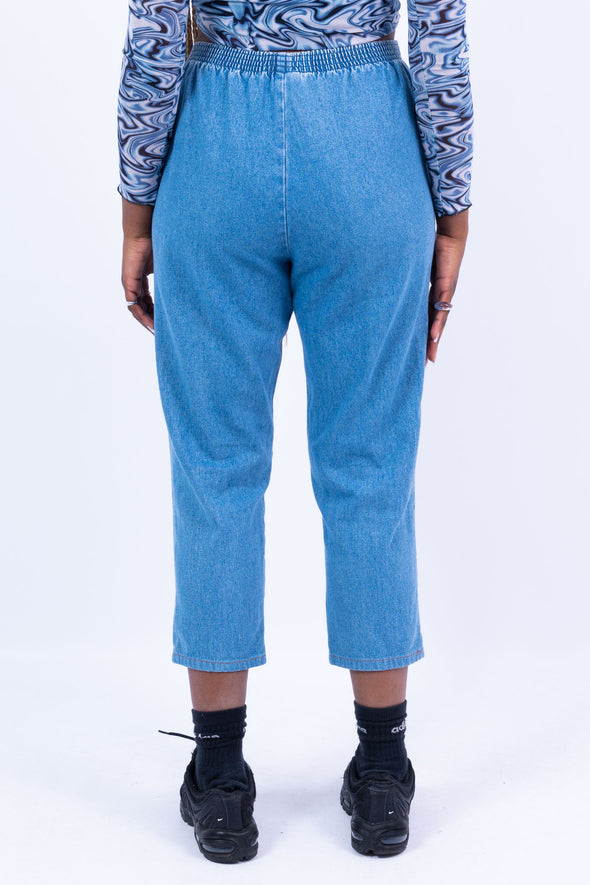Vintage 90's Denim Elasticated Waist Jeans