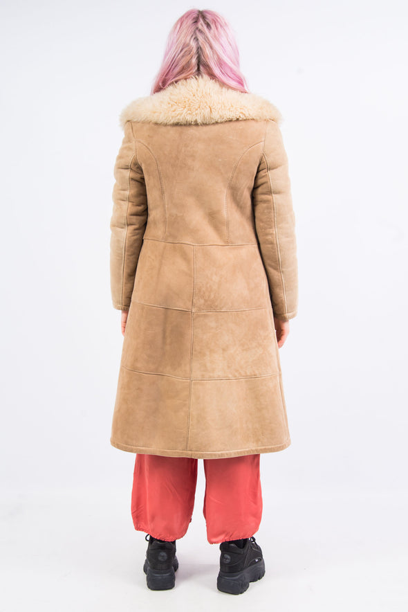 Vintage 70's Sheepskin Suede Coat