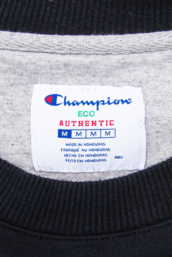 00's Plain Black Champion Sweatshirt
