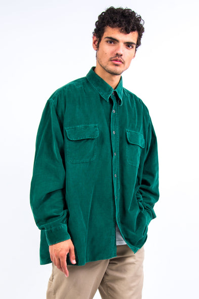 90's Green Cord Shirt