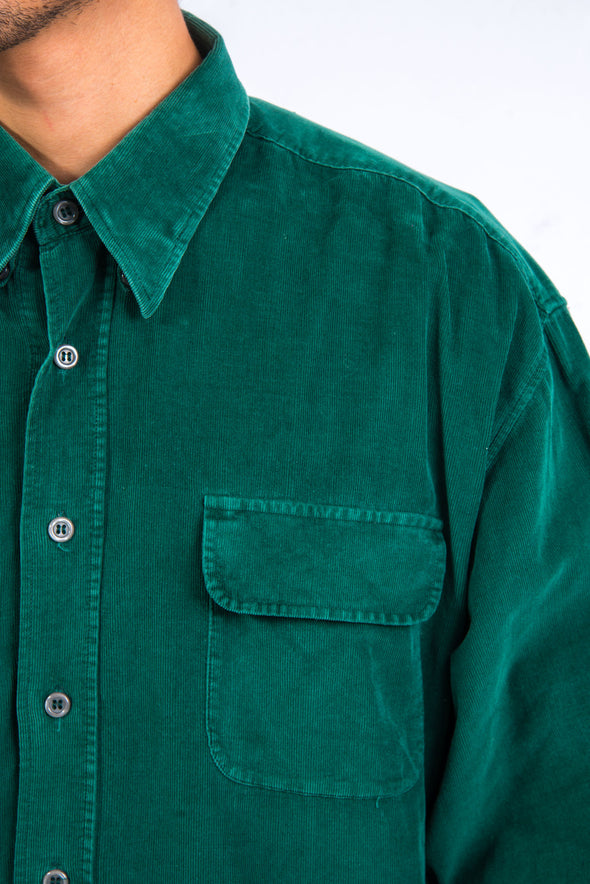 90's Green Cord Shirt