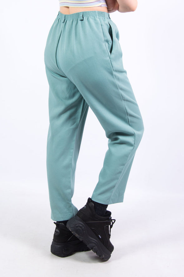 Vintage 90's Green High Waist Trousers