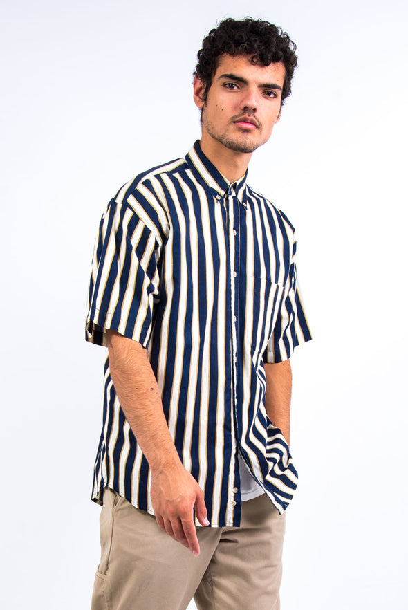 90's Short Sleeve Stripe Shirt