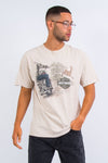 Vintage Harley-Davidson Deer Print T-Shirt