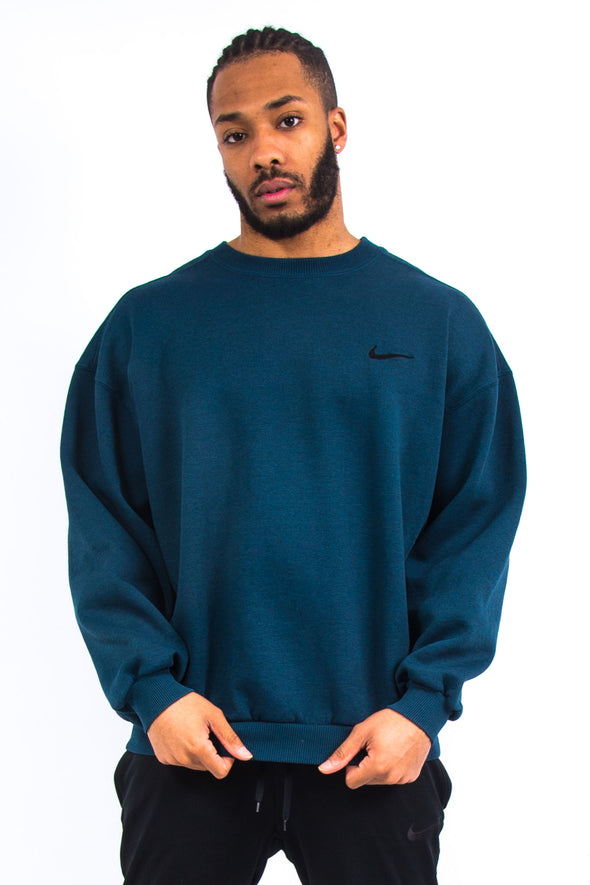 90's Vintage Blue Nike Sweatshirt